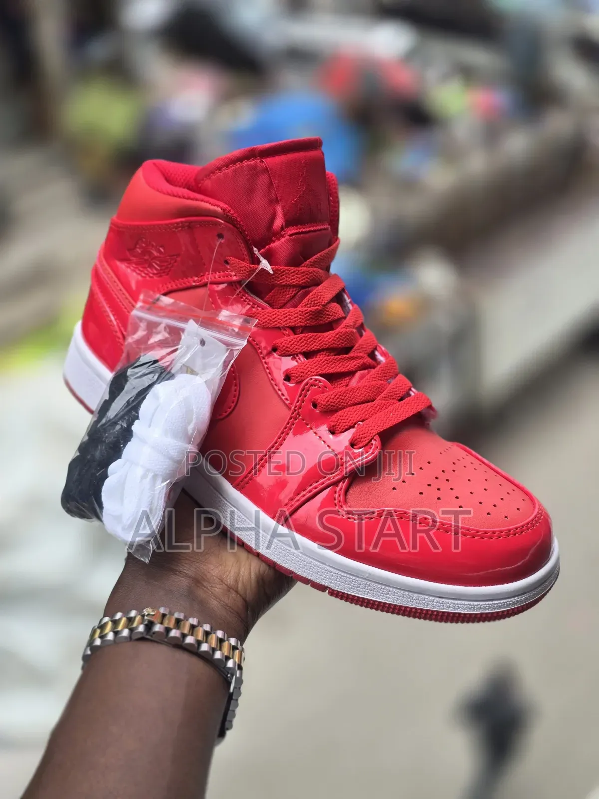 Jordan 1 Full Red Color High Master Quality Made in Vietnam