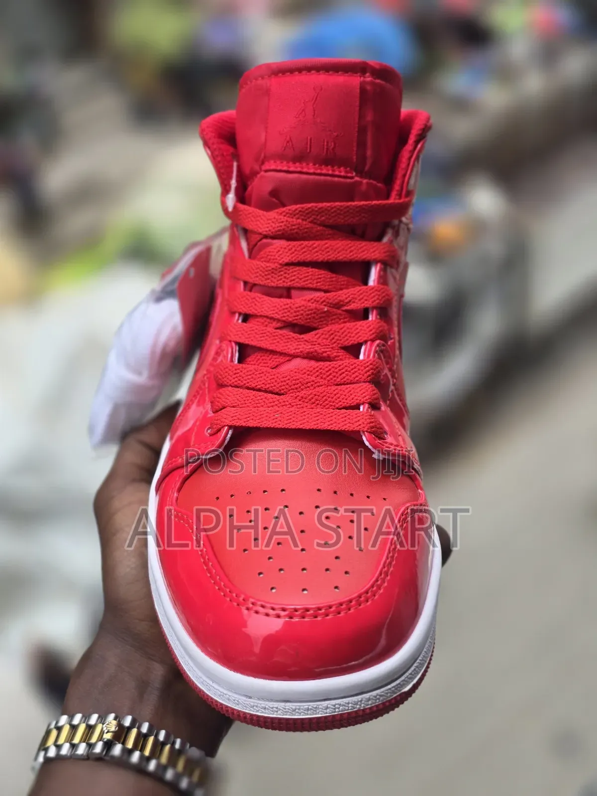 Jordan 1 Full Red Color High Master Quality Made in Vietnam