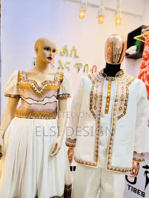 Wedding Traditional Clothes የሃበሻ ቀሚስ Habesha Dress