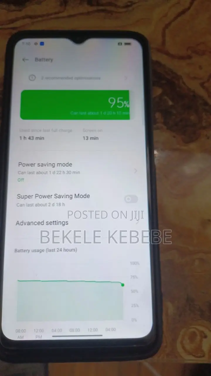 New Oppo A56 5G 256 GB Blue
