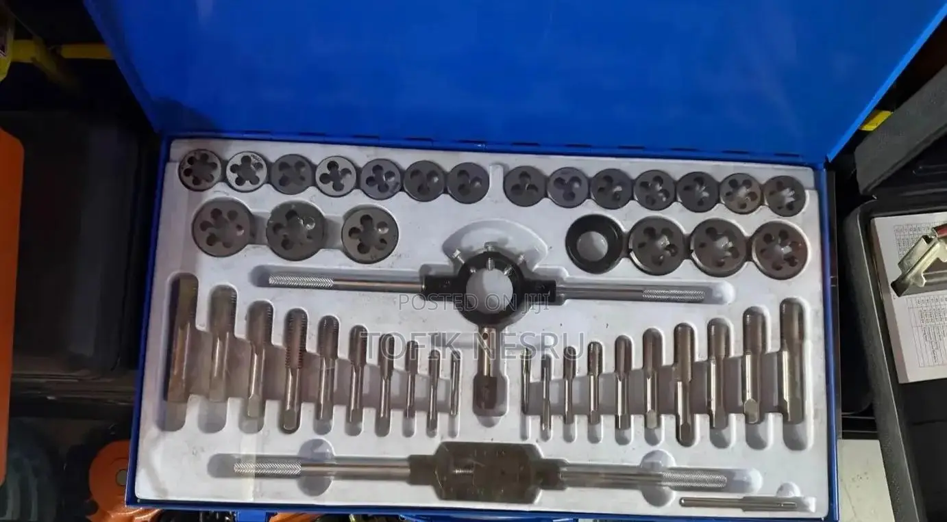 Tape and Dies Tools Set 80pcs የብሎን ውጭና ውስጥ ጥርስ ማውጫ