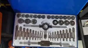 Tape and Dies Tools Set 80pcs የብሎን ውጭና ውስጥ ጥርስ ማውጫ