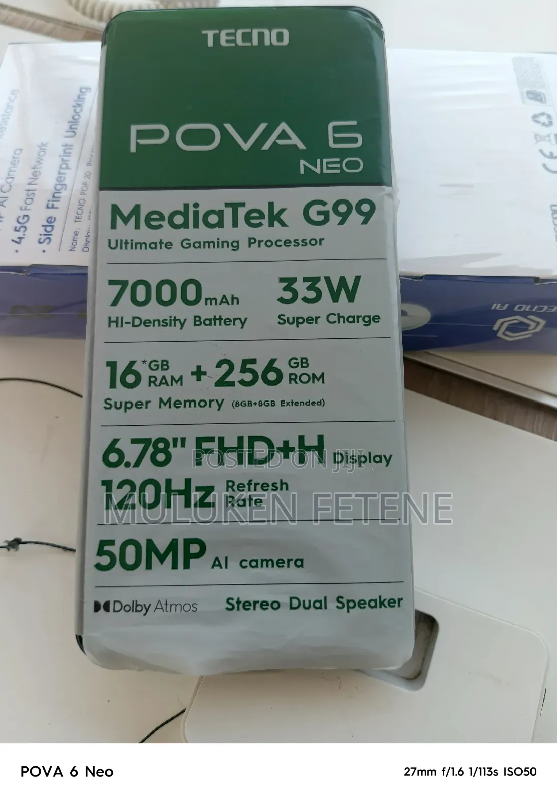 New Tecno Pova 6 Neo 256 GB Gray