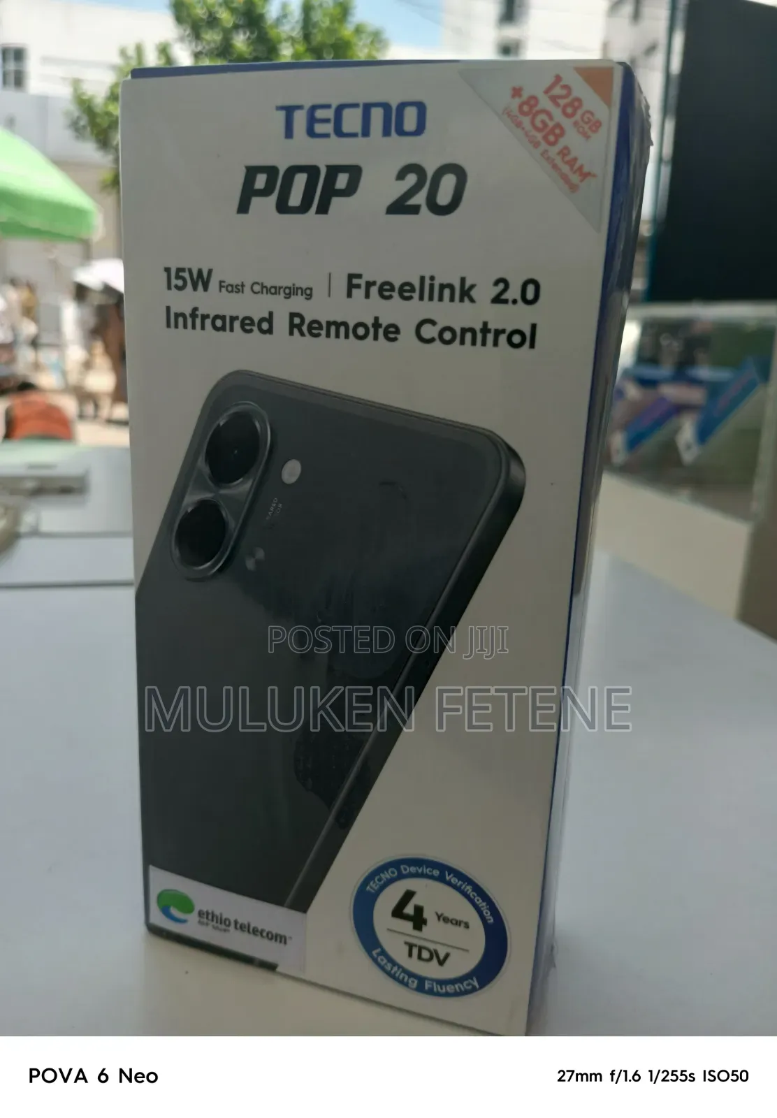 New Tecno Pop 20 128 GB Black