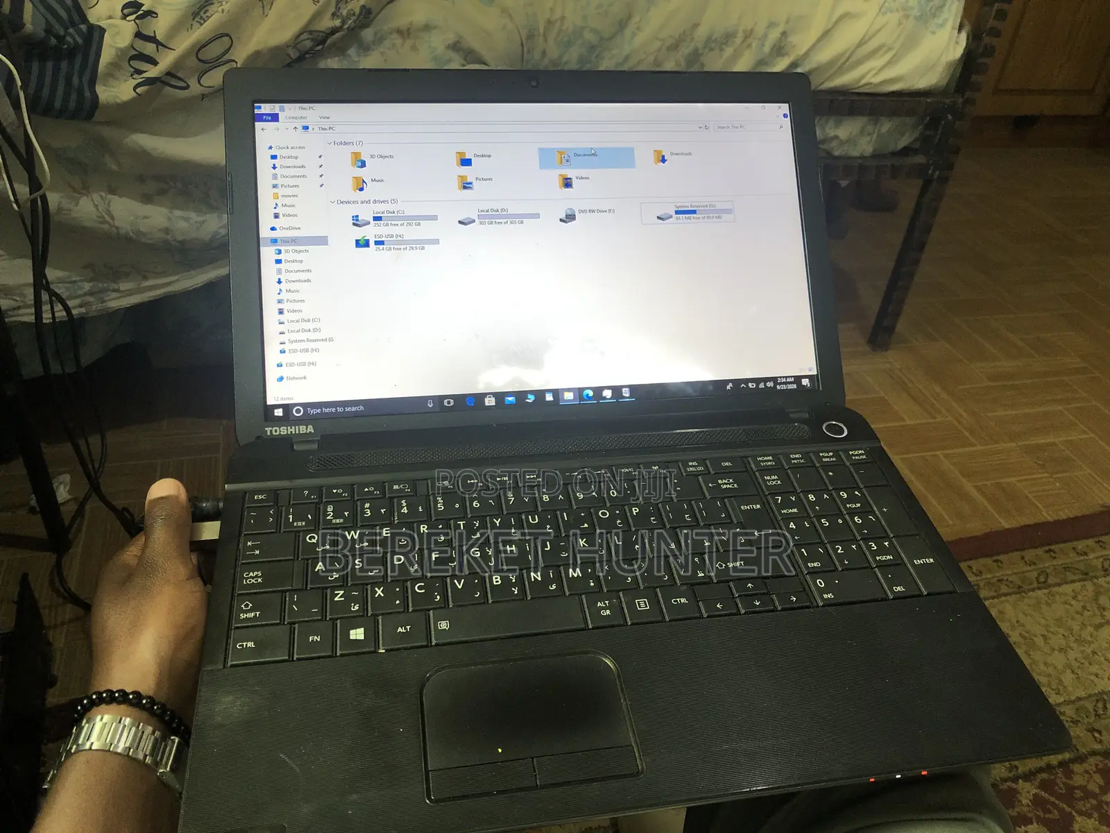 Laptop Toshiba Satellite C50A 4GB Intel Pentium HDD 500GB