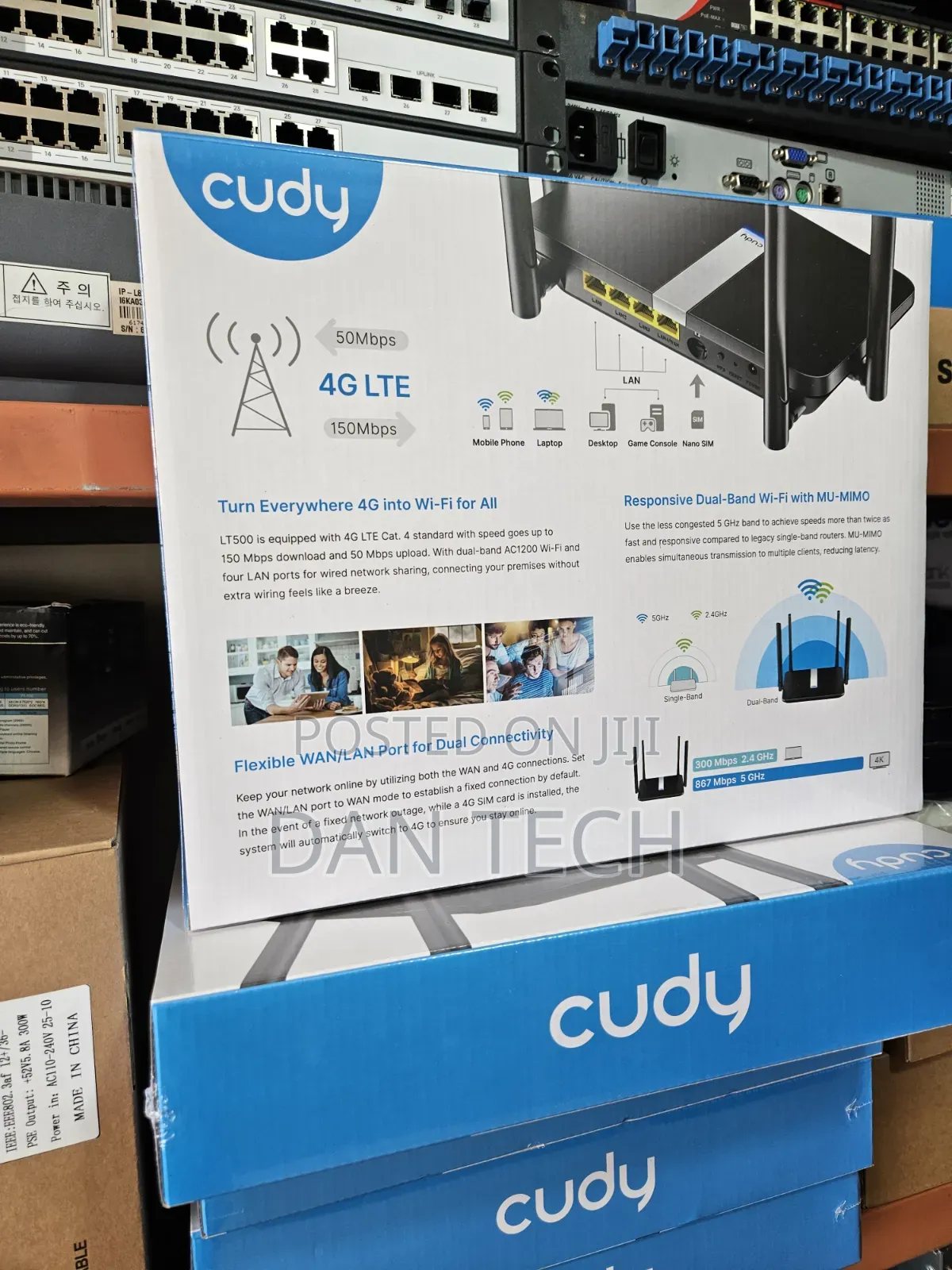 Cudy LT500 4G LTE AC1200 Dual-Band Wi-Fi Router