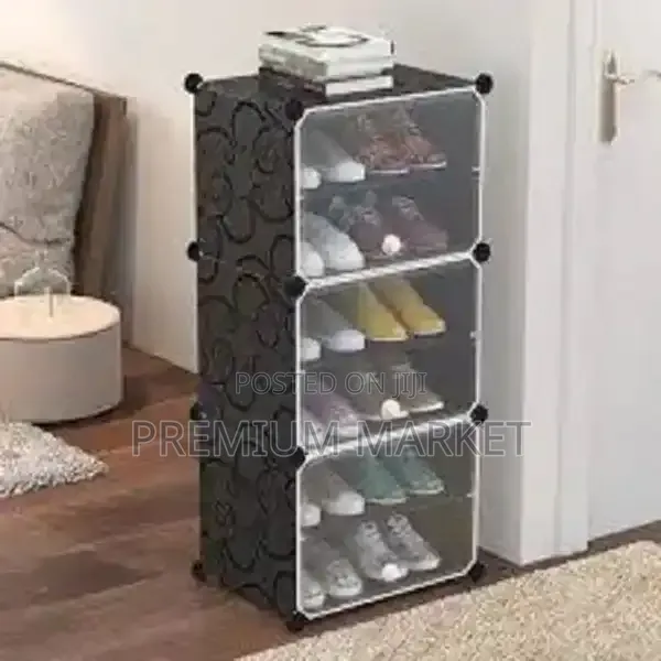 Organizer Shelf Storage Cabinet የራሱ ተነቃይ በር ያለዉ መደርደሪያ