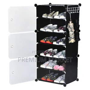 Organizer Shelf Storage Cabinet የራሱ ተነቃይ በር ያለዉ መደርደሪያ