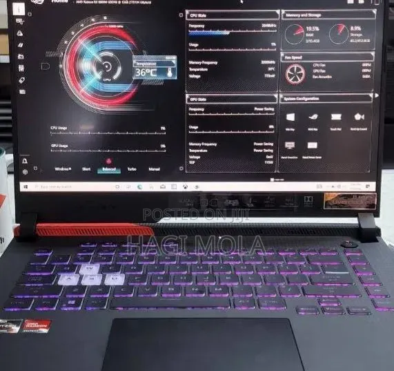 New Laptop Asus ROG Strix G15 16GB AMD Ryzen 9 SSD 512GB
