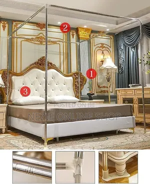 Luxury 4-Sided Double Canopy Mosquito Net