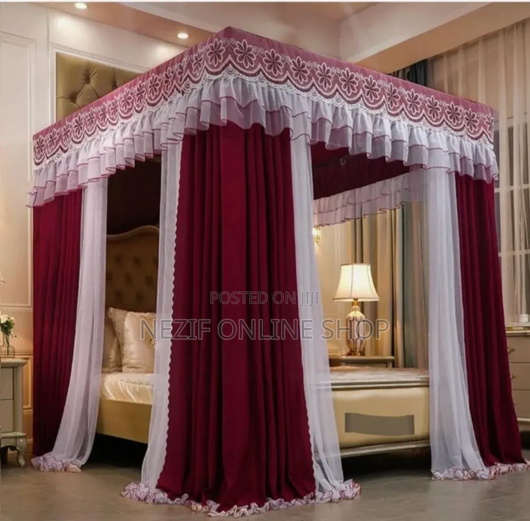 Luxury 4-Sided Double Canopy Mosquito Net