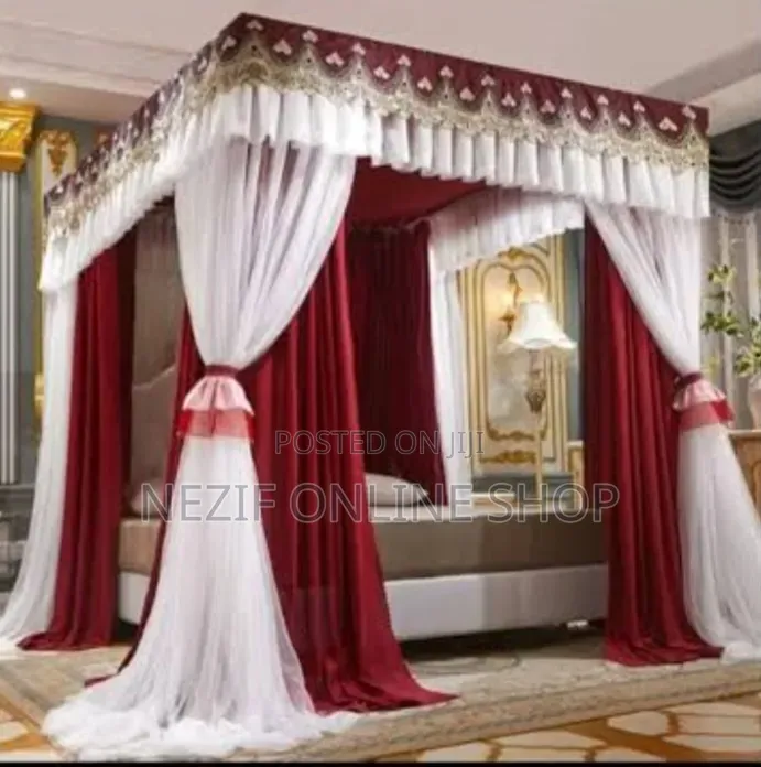 Luxury 4-Sided Double Canopy Mosquito Net