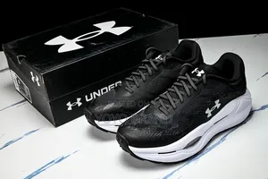 Under Armour Athletic Sneakers Black/White Unisex Shoes