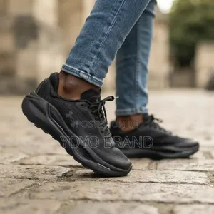 Under Armour Athletic Sneakers"TripleBlack"Unisex Shoes