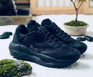 Under Armour Athletic Sneakers"TripleBlack"Unisex Shoes