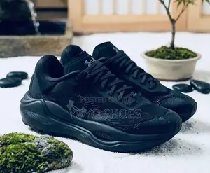 Under Armour Athletic Sneakers"TripleBlack"Unisex Shoes