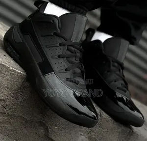 NIKE Air Jordan Max Aura 7"Triple Black"Half Boots