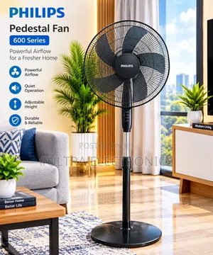 Philips Pedestal Fan | 600 Series Stay Cool. Stay Comfortable.
