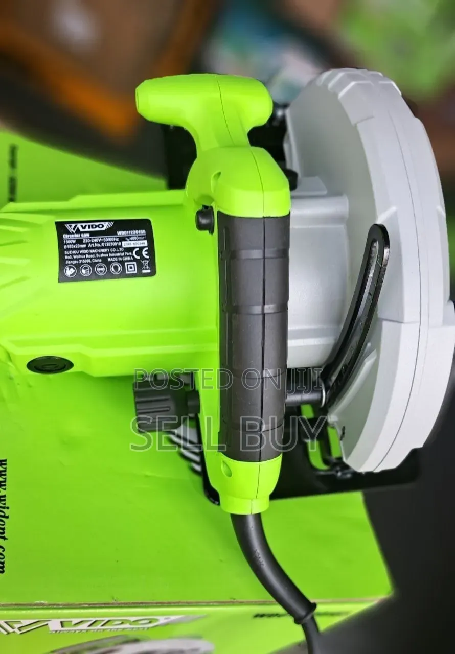 ቪዶ (VIDO) 1500W 185mm የኤሌክትሪክ የእንጨት መቁረጫ ማሽን (Circular Saw)