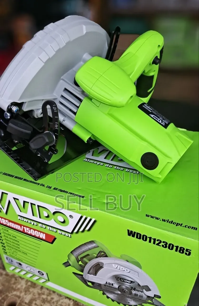 ቪዶ (VIDO) 1500W 185mm የኤሌክትሪክ የእንጨት መቁረጫ ማሽን (Circular Saw)