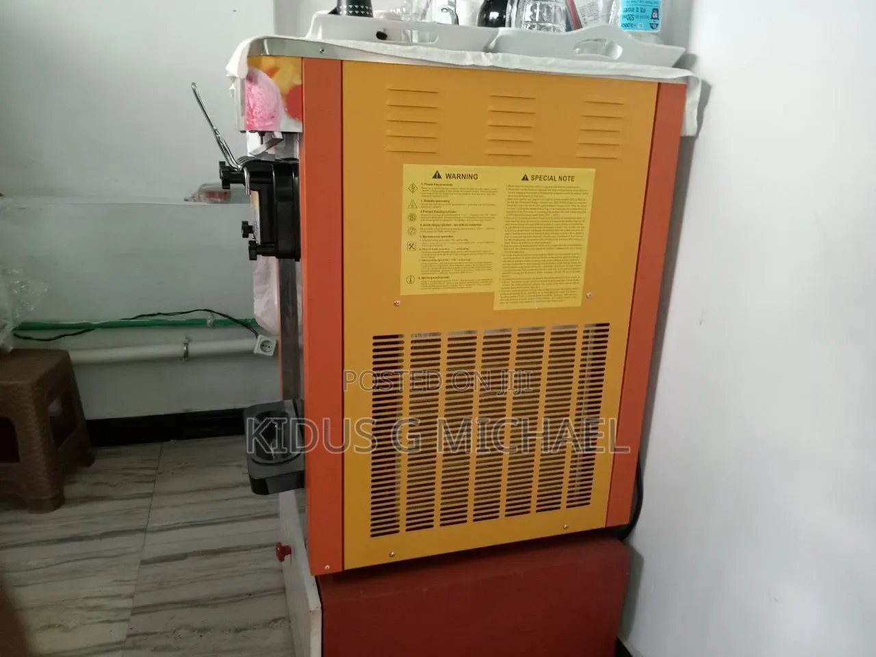 Ice Cream Machine (አይስ ክሬም ማሽን)