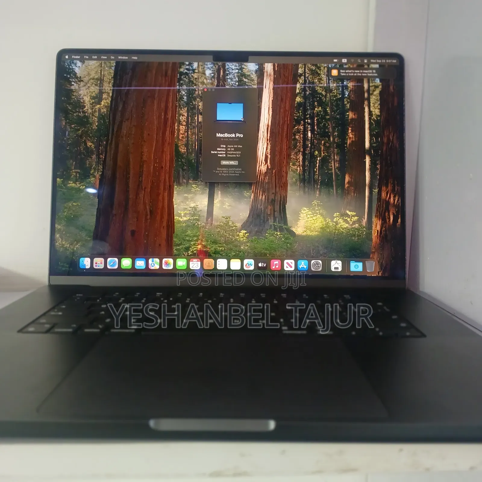 New Laptop Apple MacBook Pro 2024 M4 Max 48GB Apple M4 Max SSD 2T