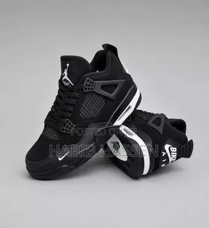 Jordan Retro 4 Bike Negro Shoes