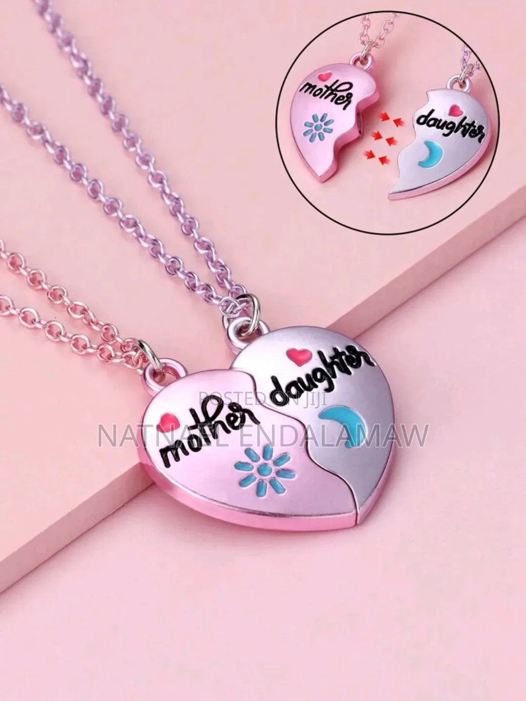 Mother Daughter Magnetic Necklace