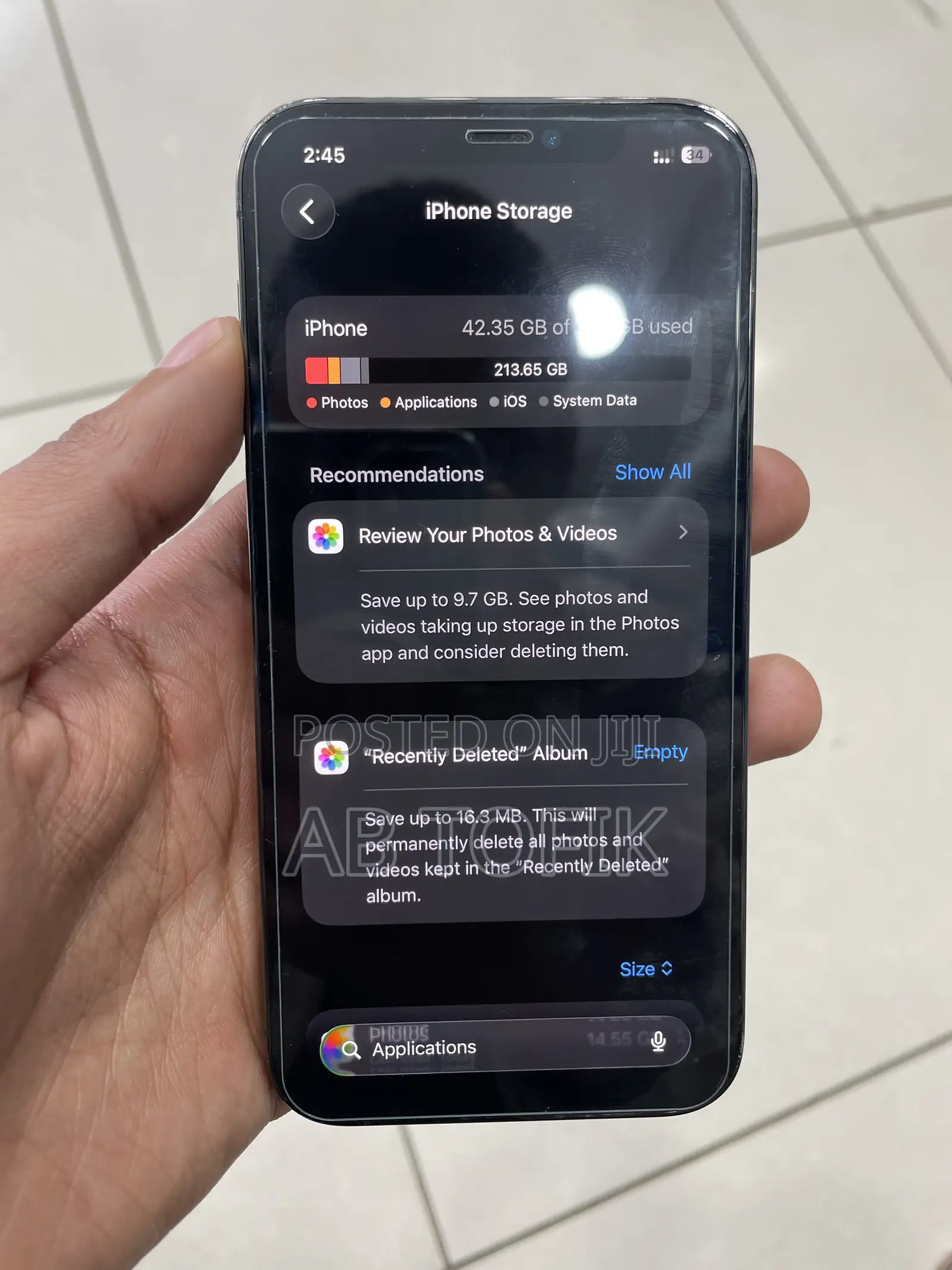 New Apple iPhone 12 Pro 256 GB Gray
