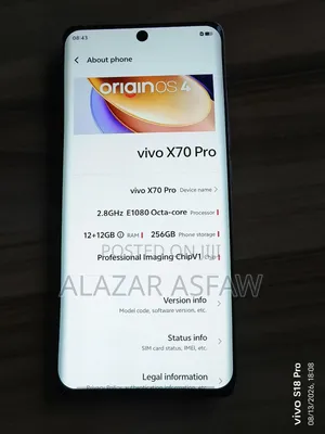 New Vivo X70 Pro 256 GB Blue