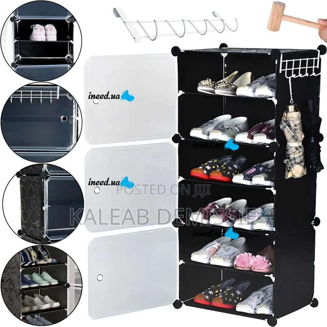 6Layer Shoe Rack የጫማ ማስቀመጫ