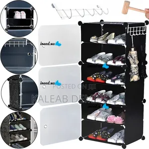 6Layer Shoe Rack የጫማ ማስቀመጫ