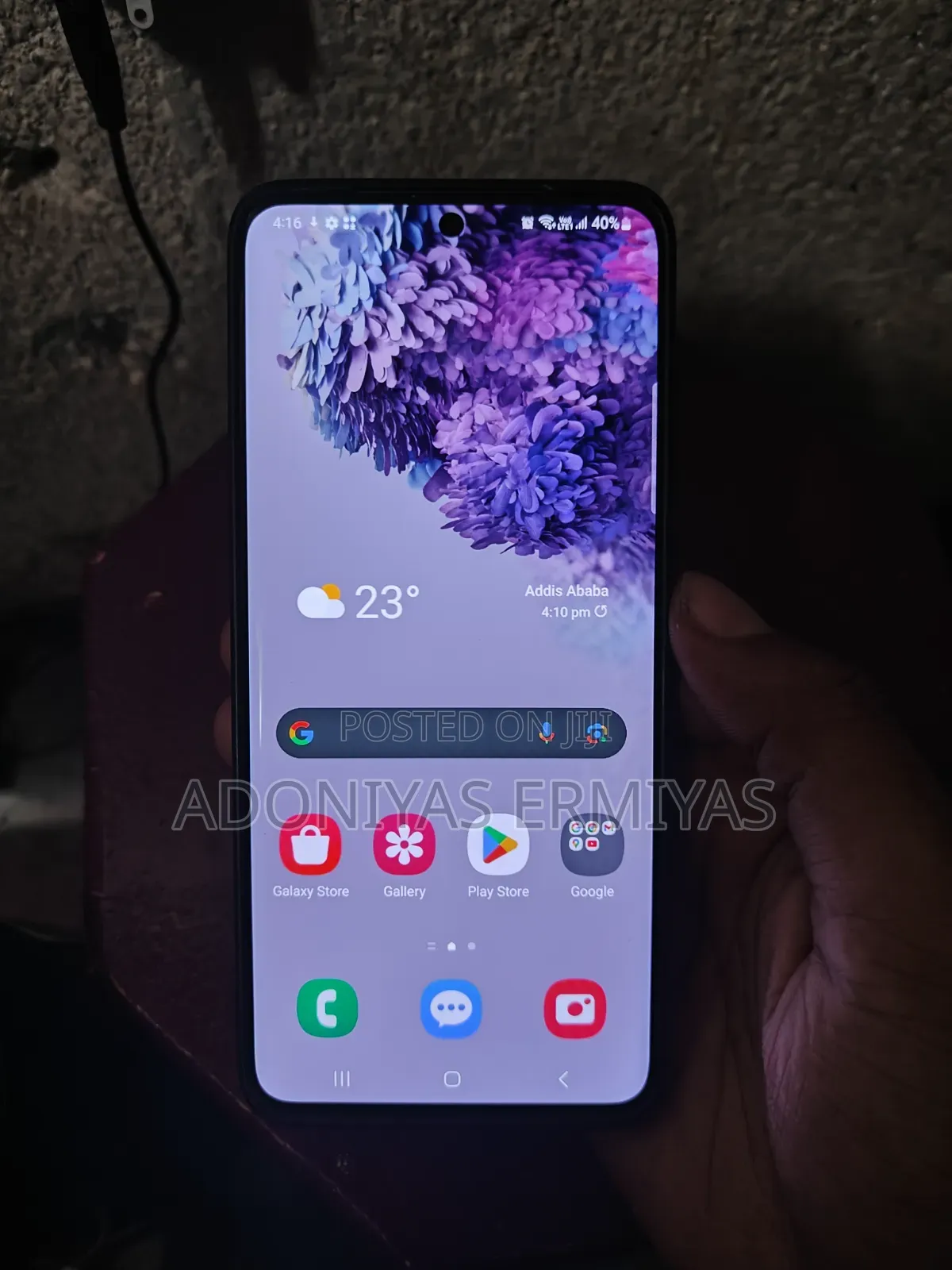 New Samsung Galaxy S20+ 5G 128 GB Yellow