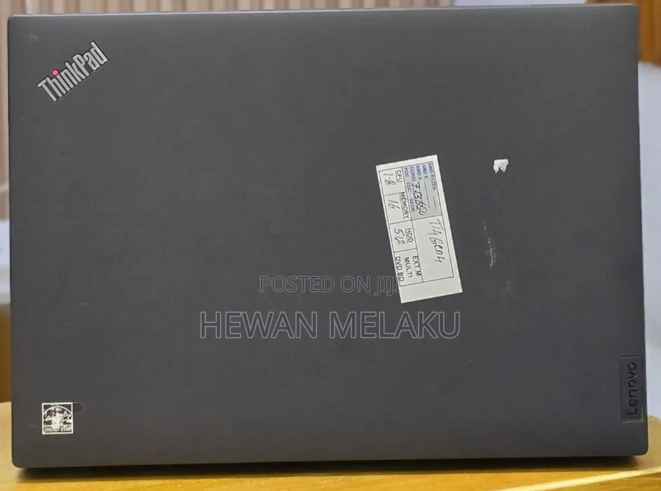 New Laptop Lenovo ThinkPad T14 16GB Intel Core i7 SSD 512GB