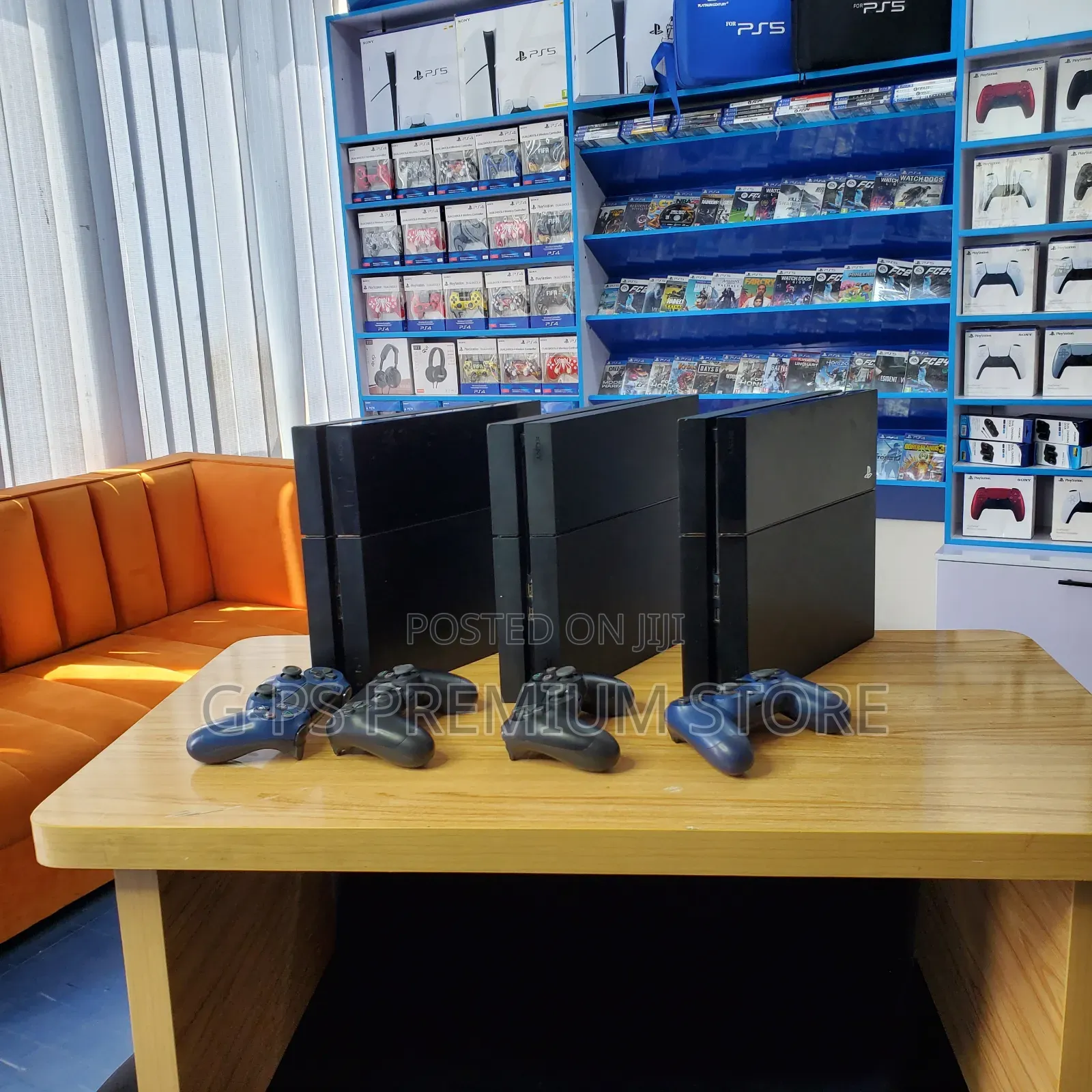 PS4 Fat Jailbreak | 10 ጌሞች + 2 Original Joystick ያልተፈታ Dubai Used
