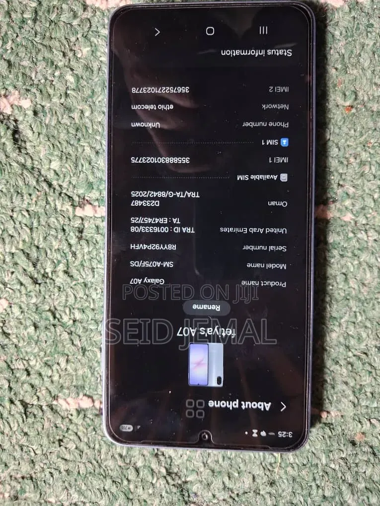 Samsung Galaxy A07 128 GB Black