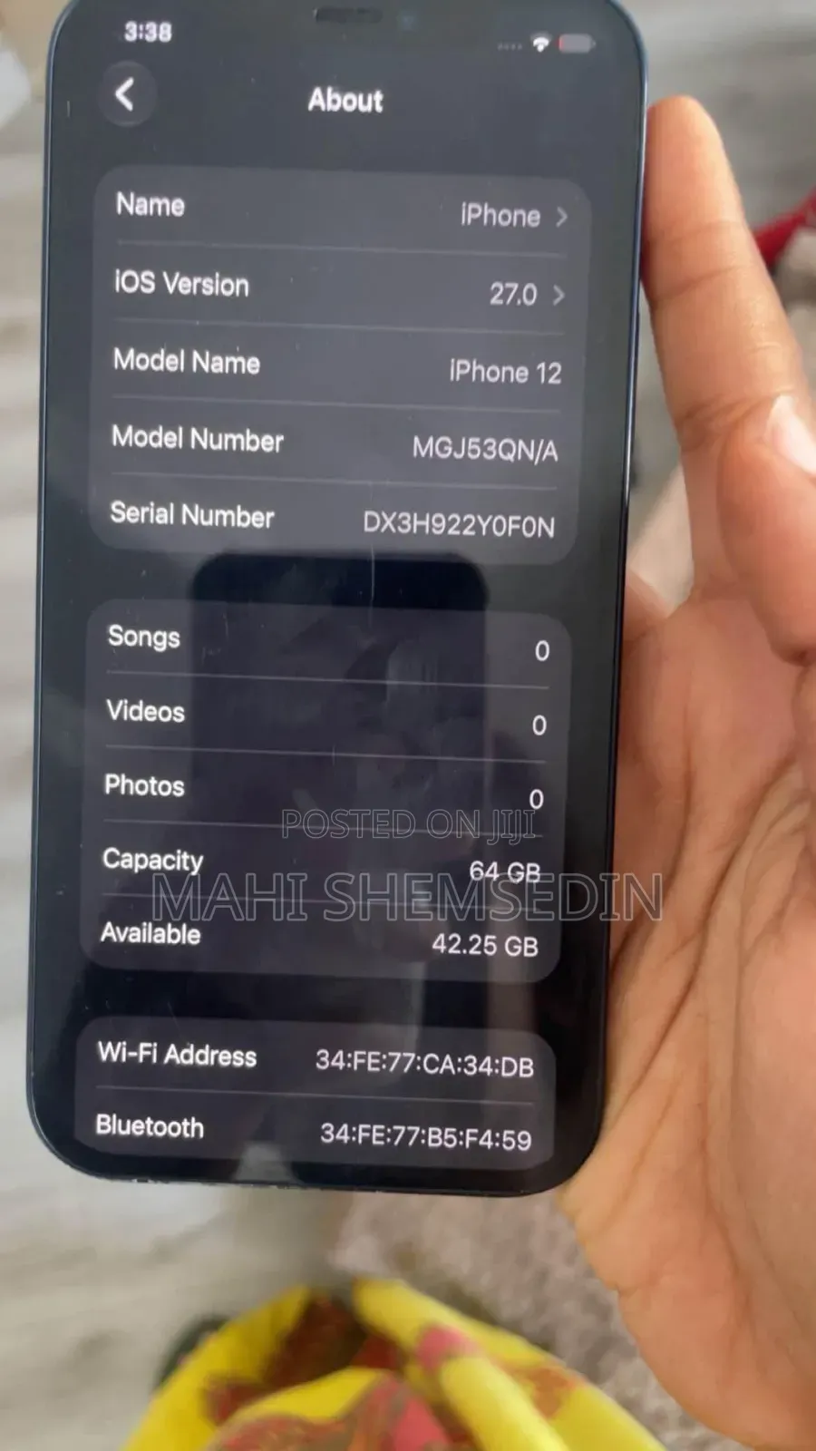 New Apple iPhone 12 64 GB Black