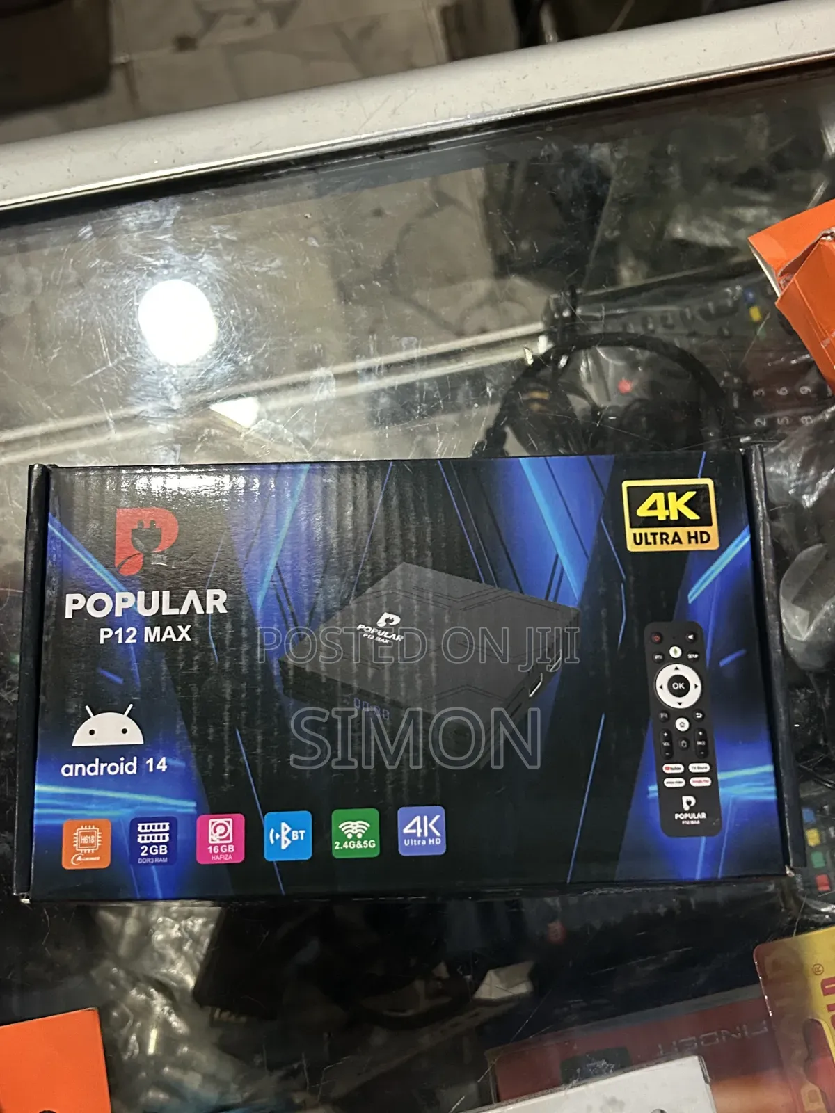 Popular P12 Max Android 14 Ultra HD Smart TV Box