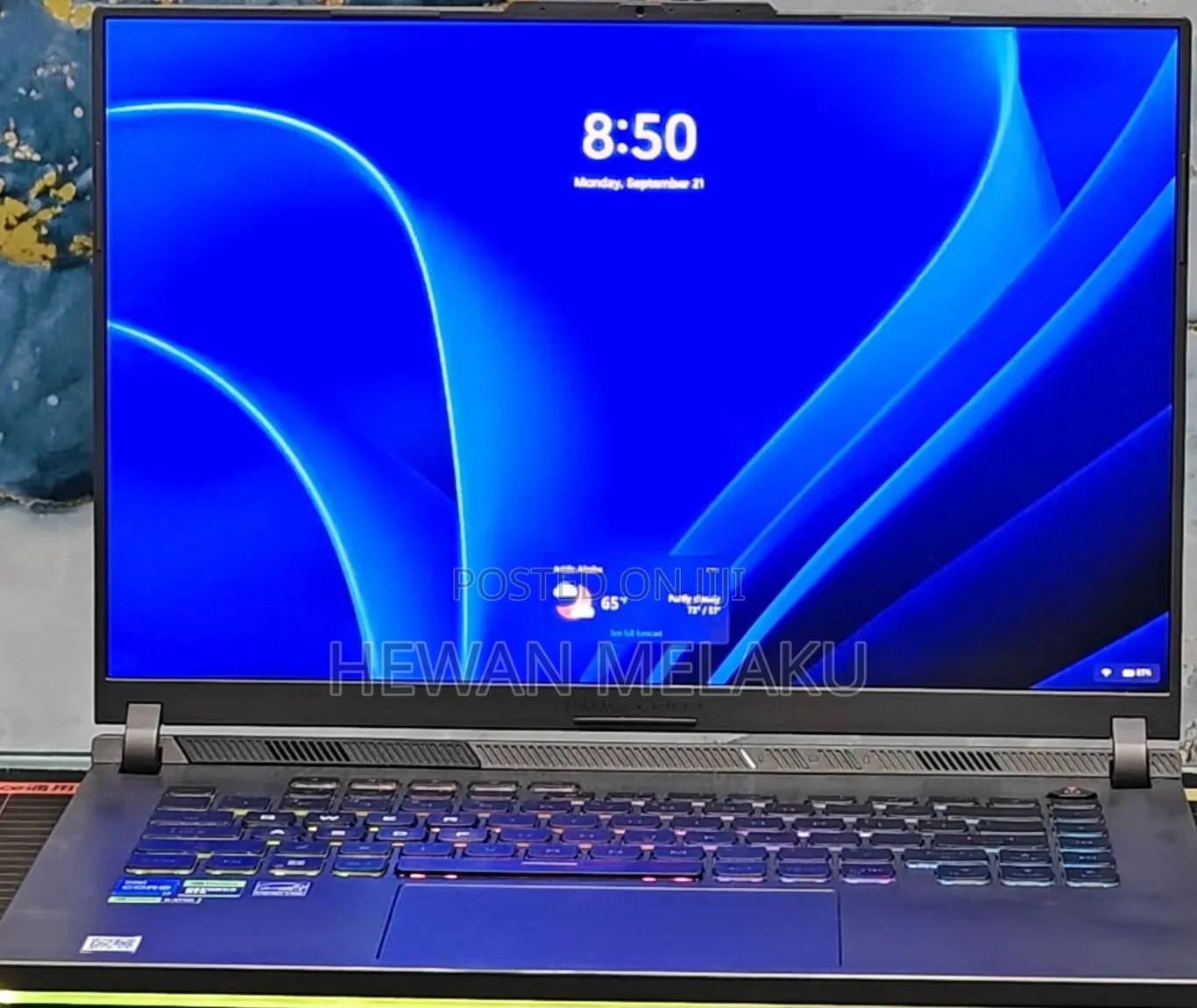 New Laptop Asus ROG Strix G16 G614 16GB Intel Core i7 SSD 1T