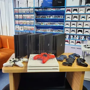PS4 Pro Jailbreak (ጄልብሬክ) 12 ጌሞች 2 Original Joystick ያልተፈታ Dubai Used