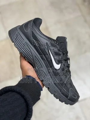 Nike P-6000 "Black N White" Sneaker Featuring Predominantly Black Mesh