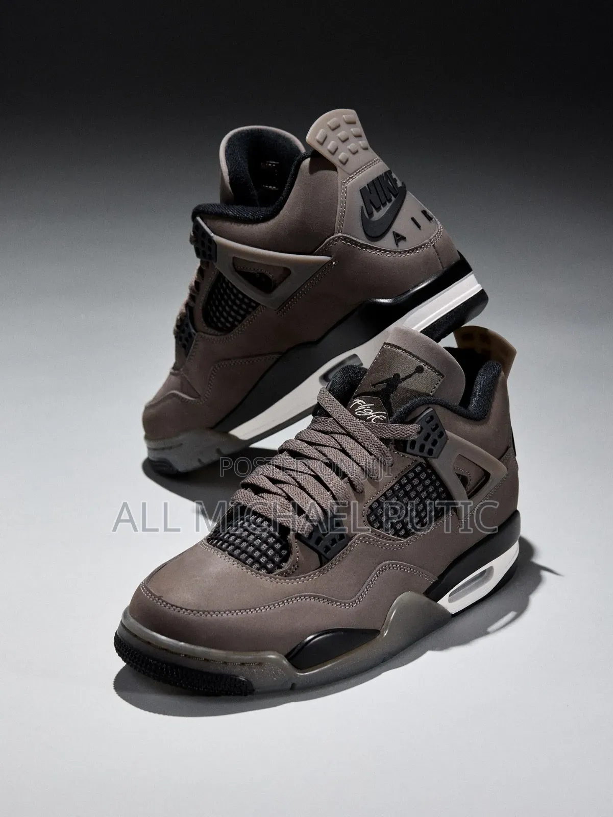 Air Jordan 4 Retro "Cave Stone and Black"