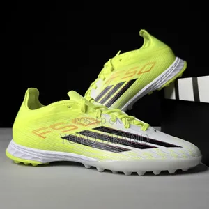 Adidas F50 League Turf Bright Yellow/White Football Shoes