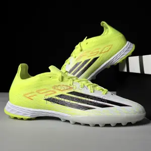 Adidas F50 League Turf Bright Yellow/White Football Shoes