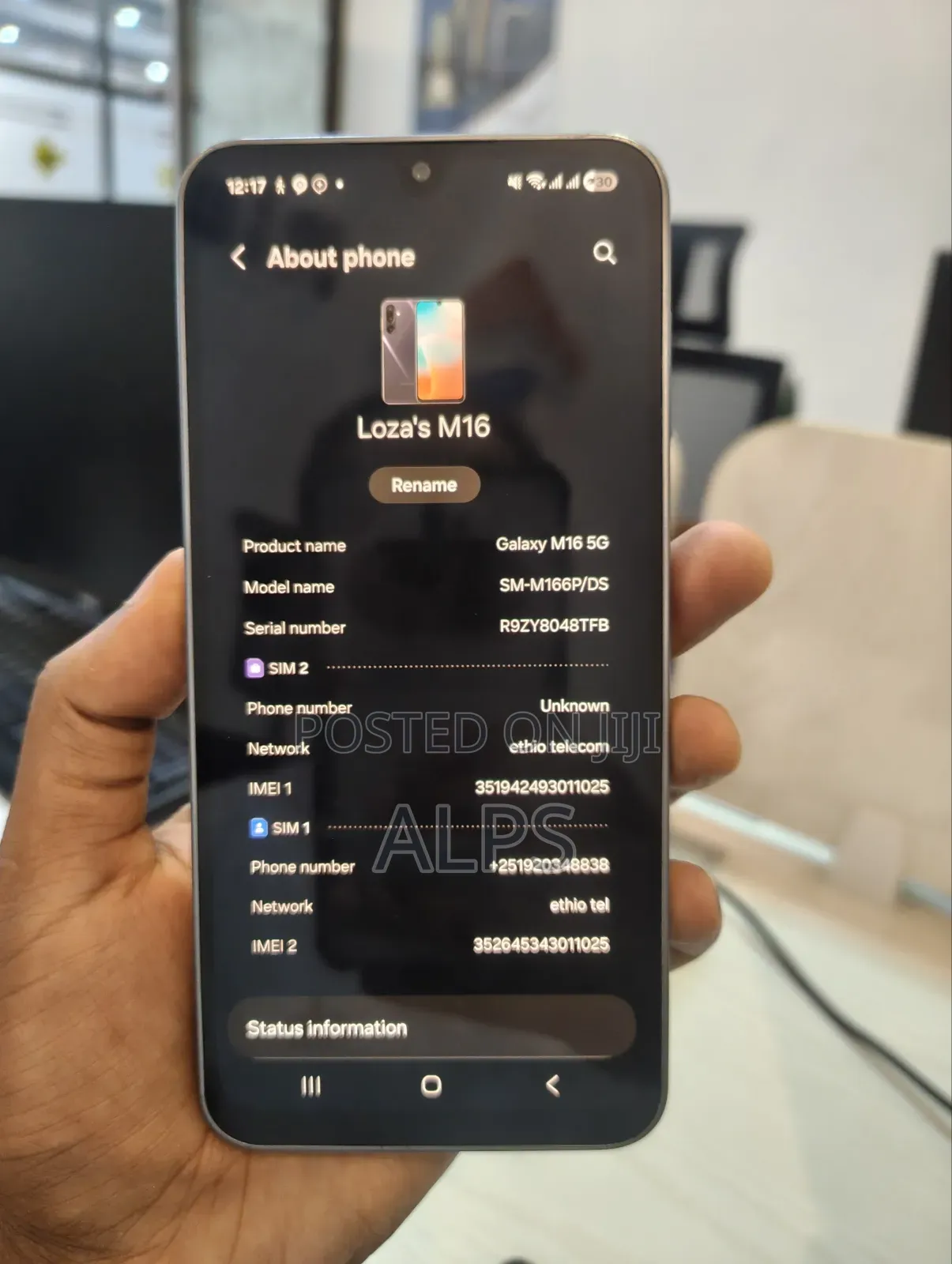 Samsung Galaxy M16 128 GB Black