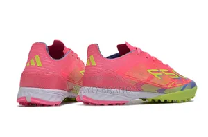 Adidas F50 Turf League Pink/Yellow Football Shoes