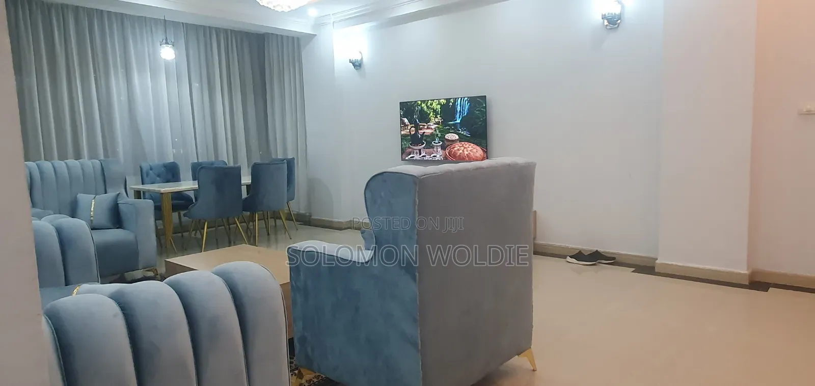 Furnished 3bdrm Apartment in Bole for rent