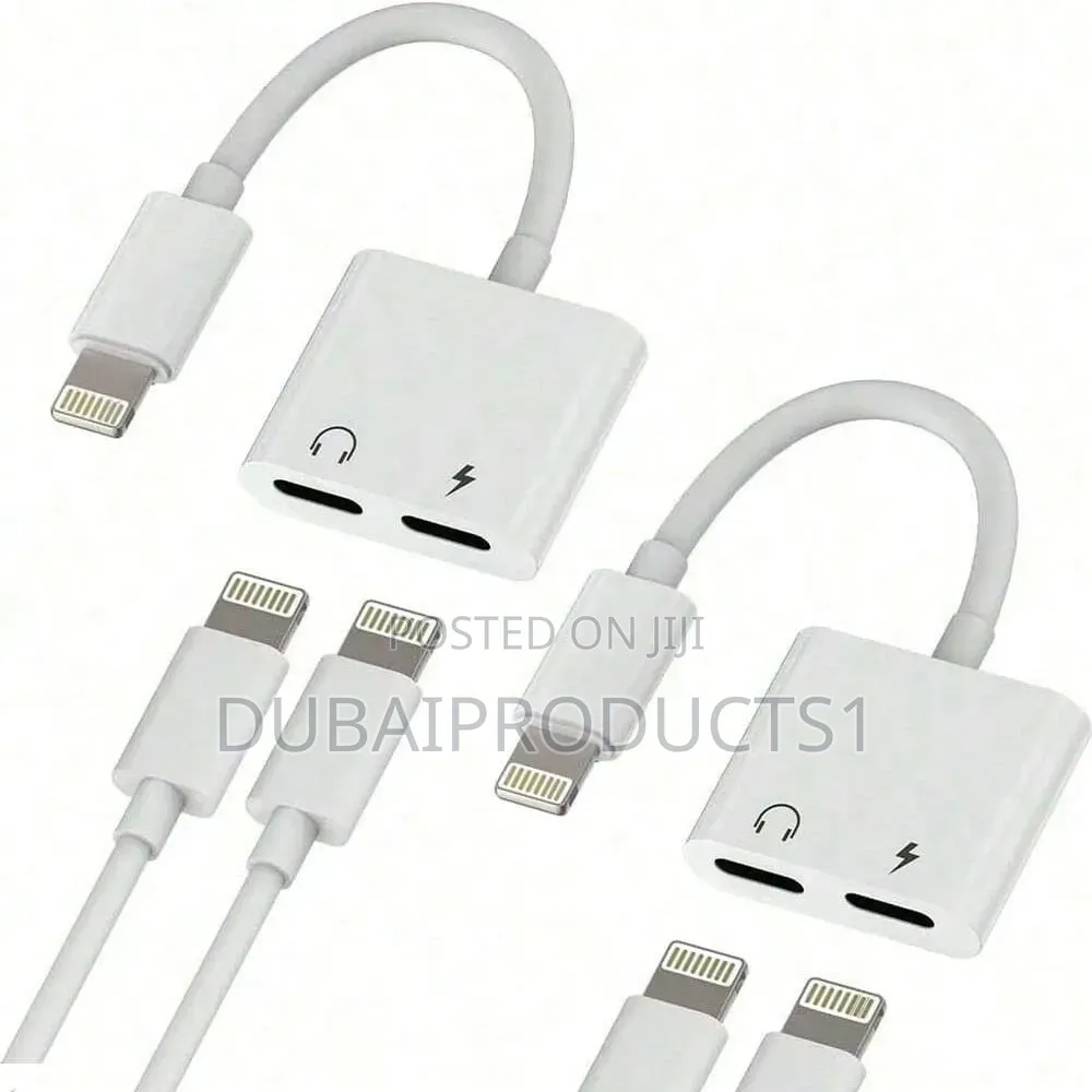 iPhone, Earphone Charging Splitter Adaptor