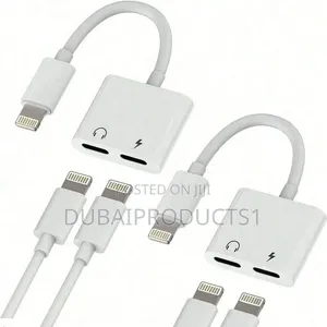 iPhone, Earphone Charging Splitter Adaptor