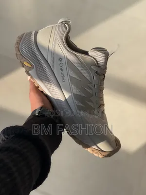 Columbia Outdoor Sneaker Featuring a Light Grey Mesh Upper